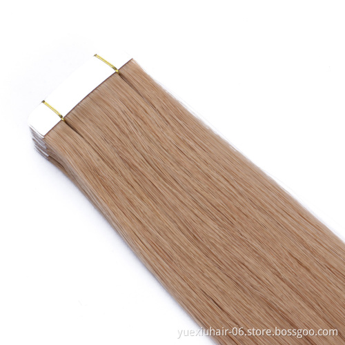 2019 Wholesale Double Drawn Remy Skin Weft Tape Hair Extensions Double Drawn Tape In Hair Extensions Human Hair